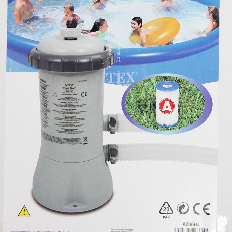 Bomba circulante para filtrar agua  de piscina - Intex 2.006 L/h 28604