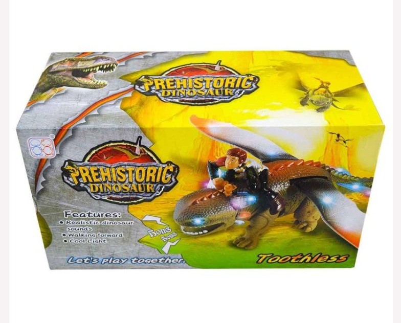 Dinosaurio Chimuelo Luz, Sonido y Movimiento