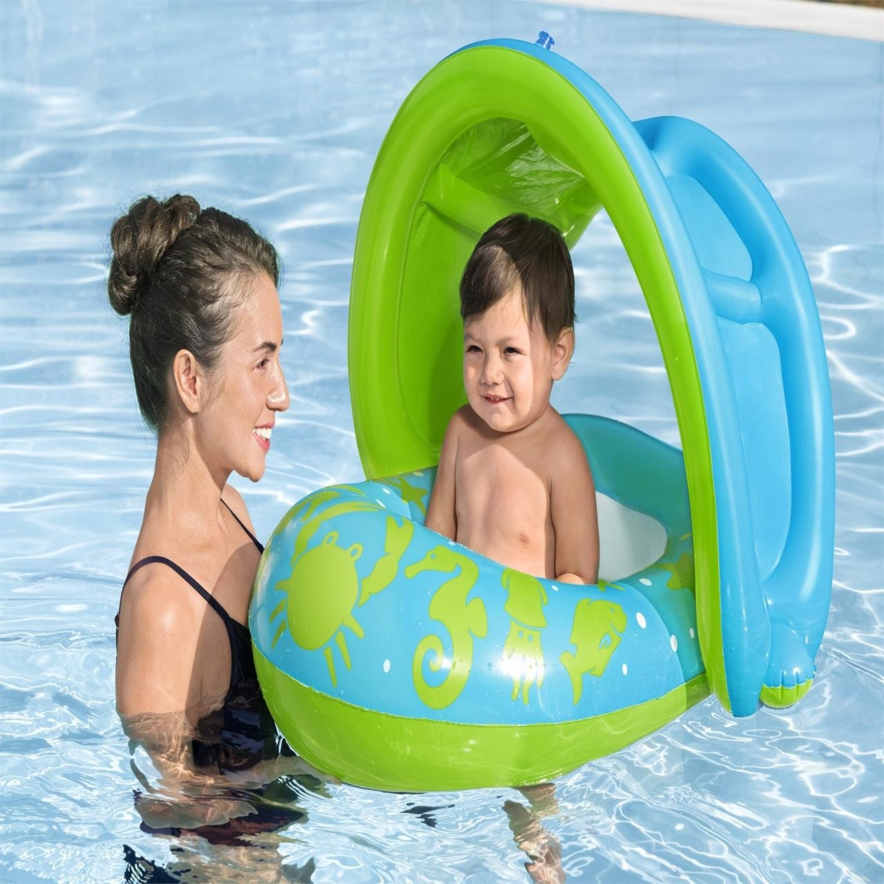 Flotador inflable de piscina para bebes - BESTWAY