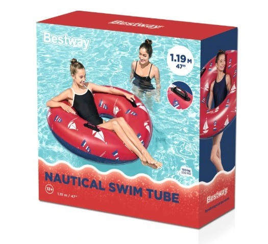 Anillo inflable con asas 119 cm Náutico