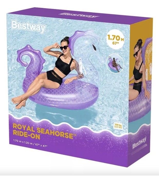Caballito de Mar Inflable de 170x120 cm. Bestway
