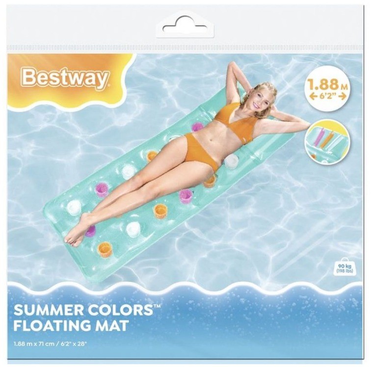 Colchoneta Bestway 188x71cm Para Pileta