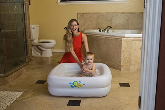 BESTWAY - Piscina inflable Infantil Bañera Bebé  86x86x25CM.