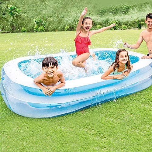 Intex- Piscina Inflable Familiar Rectangular 2.62m. x 1.75m x 56 cm