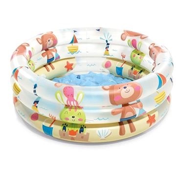 INTEX - Piscina para bebé 3 anillos Ositos