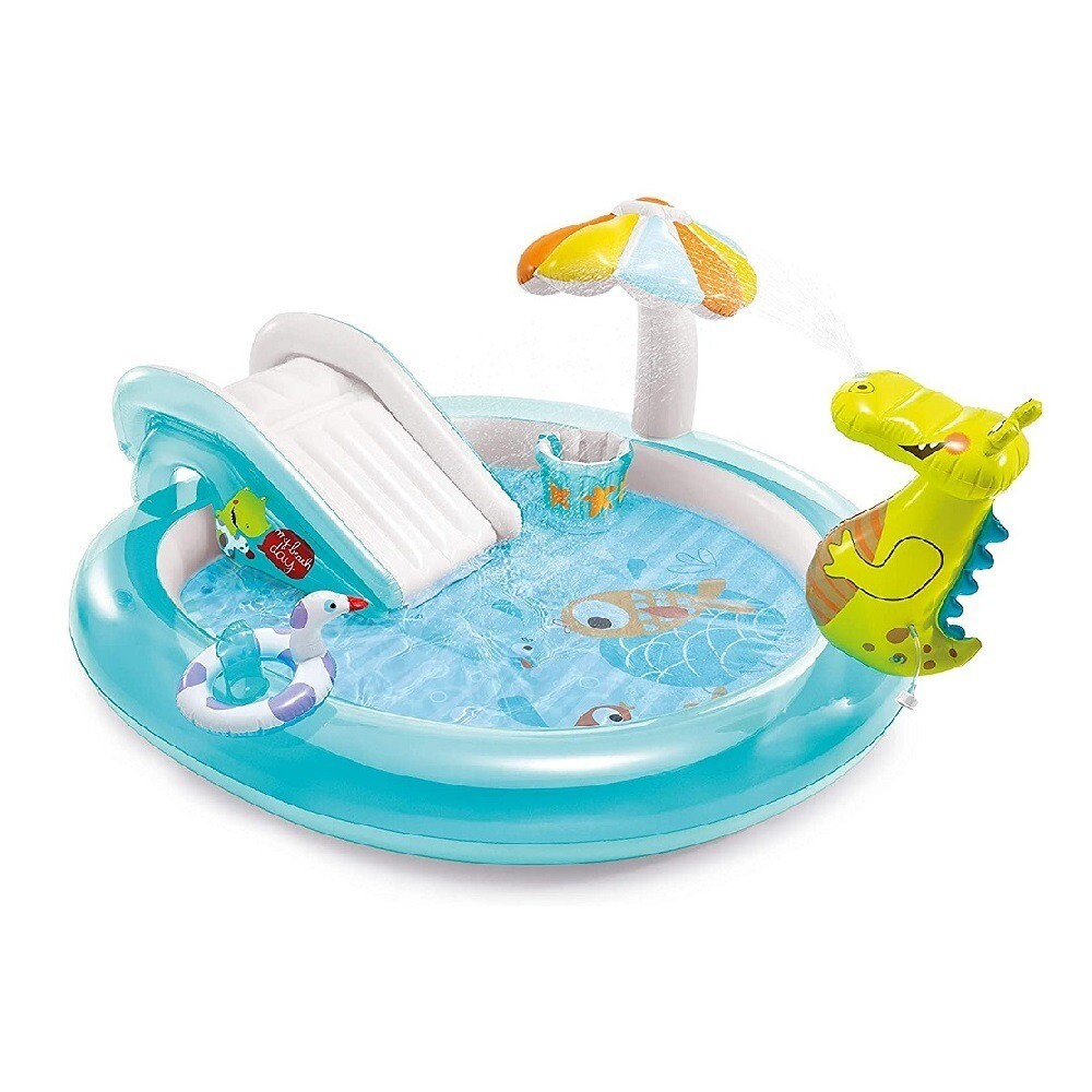 Piscina Bañera Inflable Centro de Juegos Dragon - Intex
