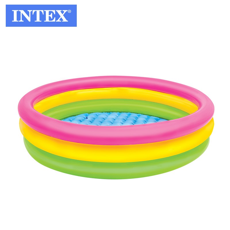 Intex - Piscina Inflable multicolor con base inflable