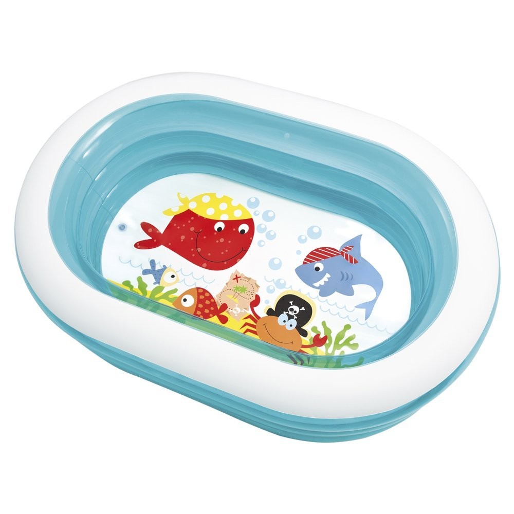 INTEX - Piscina inflable infantil ovalada 163x107x46 cm.