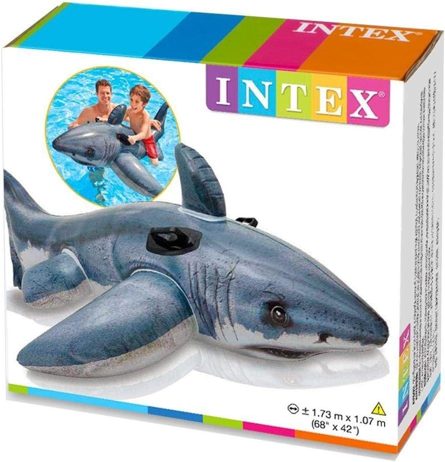flotador tiburon plomo intex