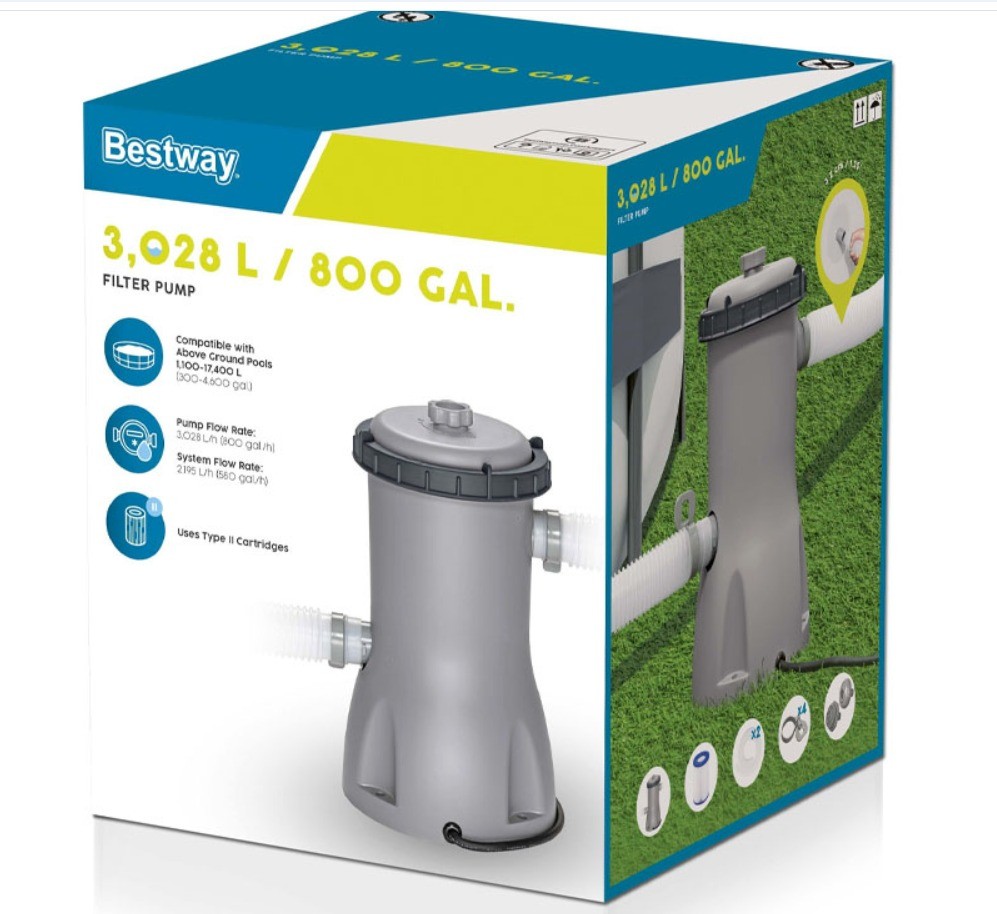filtro piscina 800gl bestway