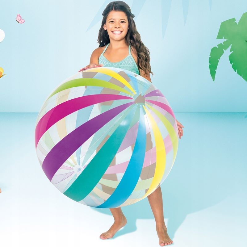 Intex - Pelota de playa gigante inflable de 107cm