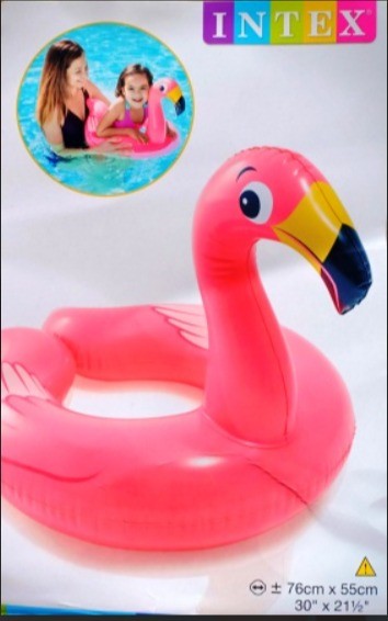 Anillo Flotador Animal Flamenco