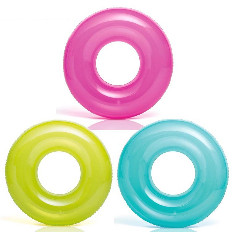Intex Salvavidas de Aro trasnsparente 76 cm