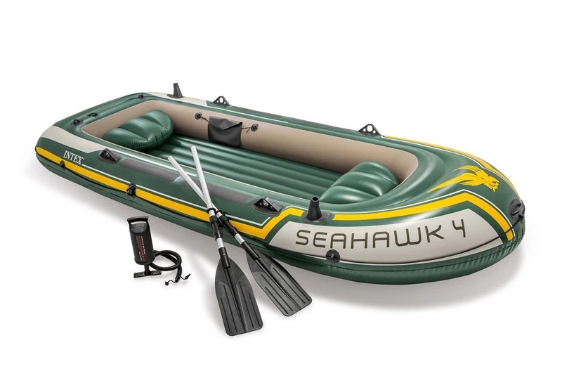 INTEX - Bote inflable, SEAHAWK para 4 personas