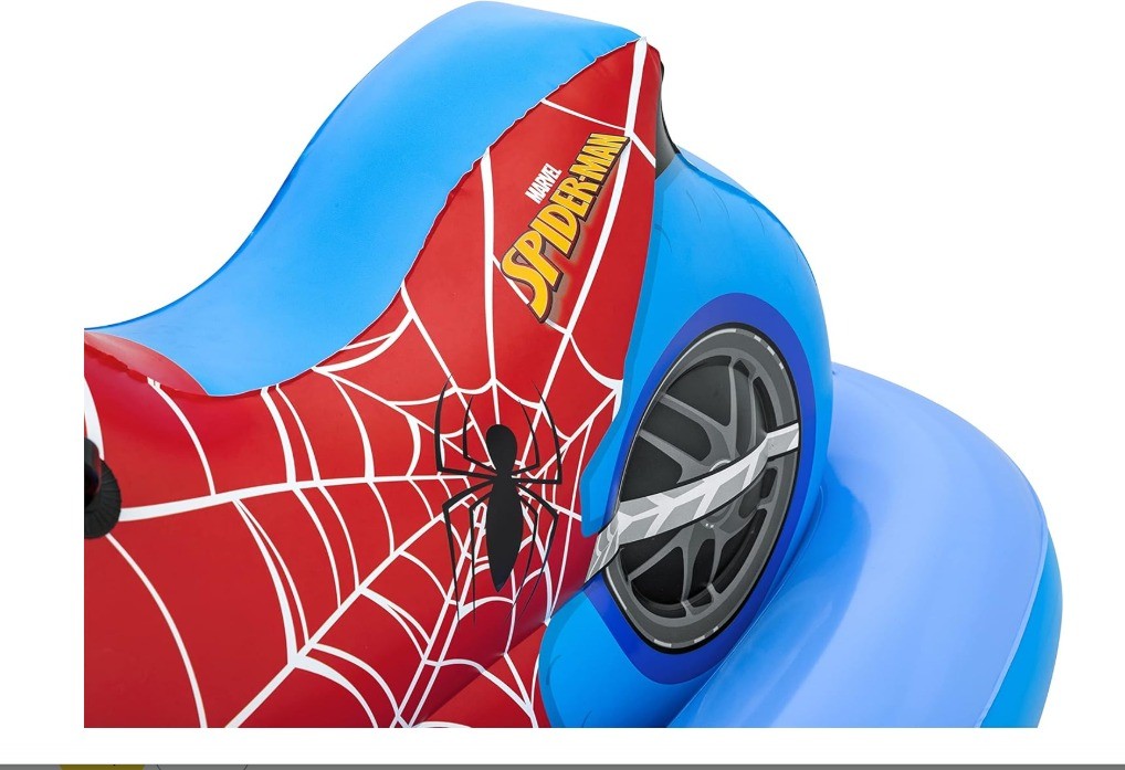 Moto inflable de Spider-Man Bestway