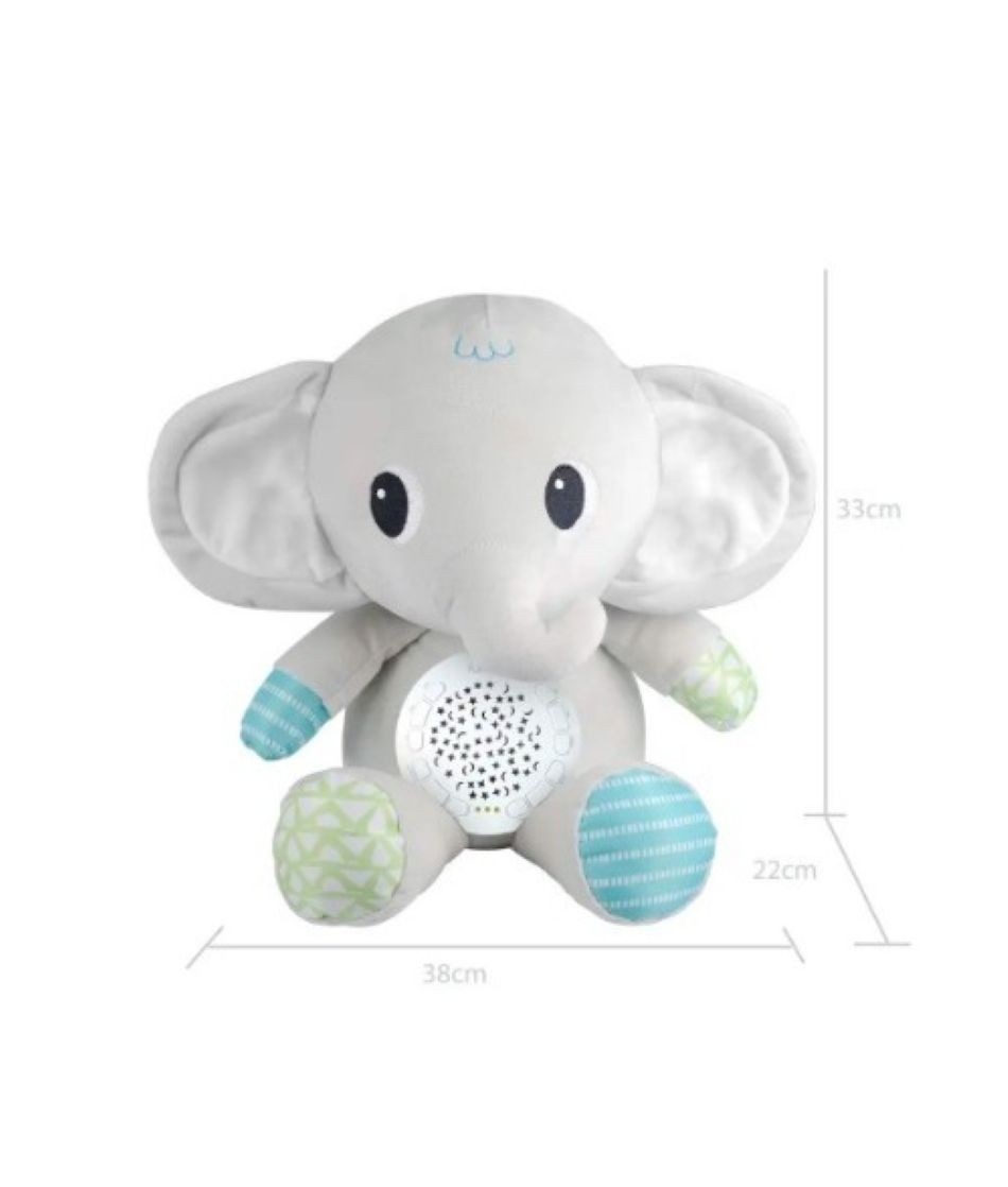 ELEFANTE DE PELUCHE CON PROYECTOR